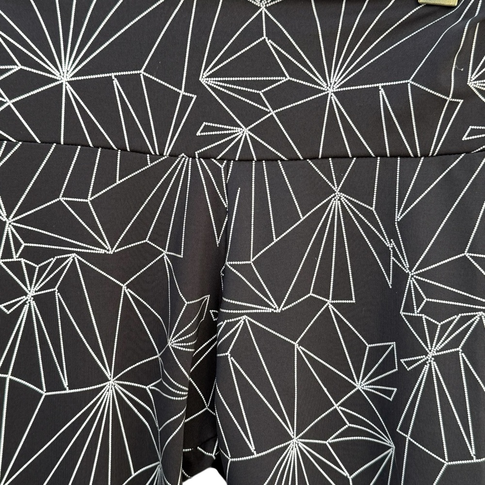 Onzie Geometric Print 7/8 Leggings Black White Yoga Pants XS - Picture 10 of 12
